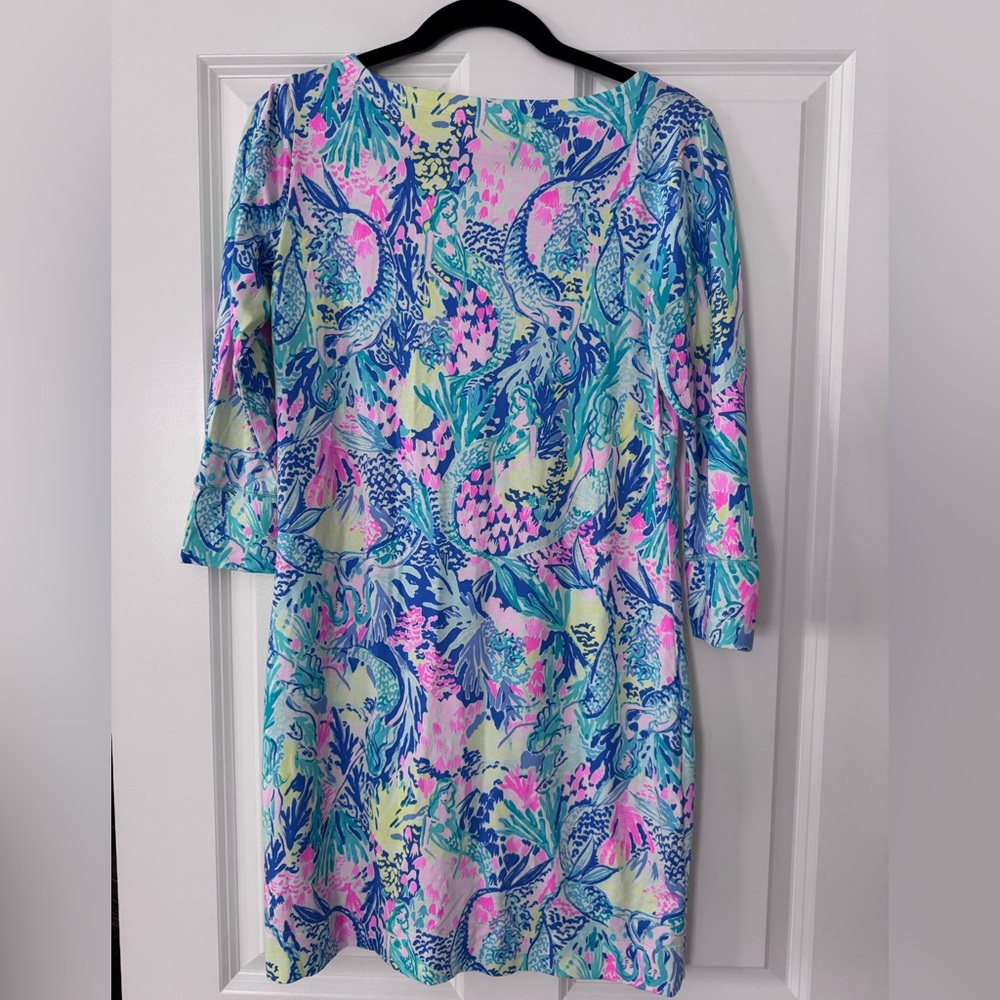 Lilly Pulitzer UPF +50 Sophie Dress SZ S Multi Mermaids Cove - Picture 6 of 16